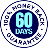 FlexiMove 60 day money back guarantee badge